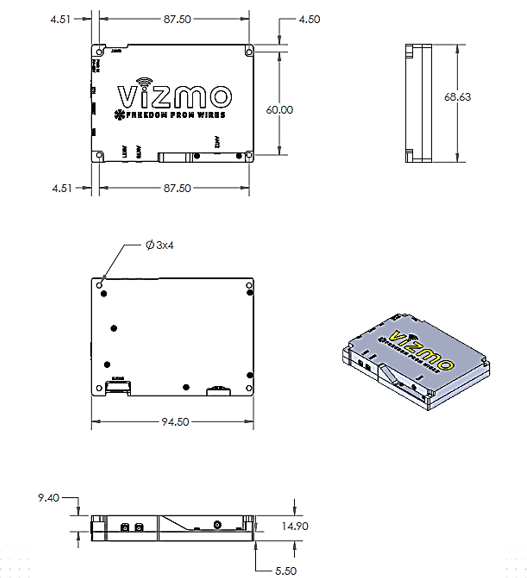 BKP-N2N1-2409 mechanical dimension