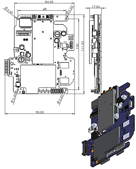 Mechanical dimensions