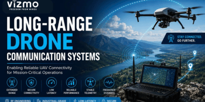 Vizmonet News and Updates 1 Long-Range Drone Connectivity Solutions for UAV Systems